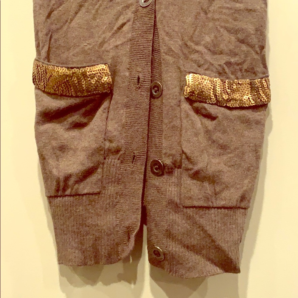 Oversized sweater vest